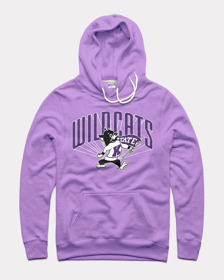 K-State Flag Willie Lines Lavender Hoodie | CHARLIE HUSTLE
