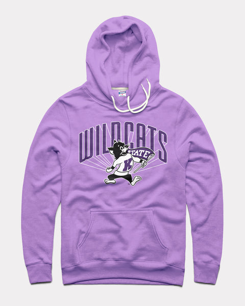 K-State Flag Willie Lines Lavender Hoodie | CHARLIE HUSTLE