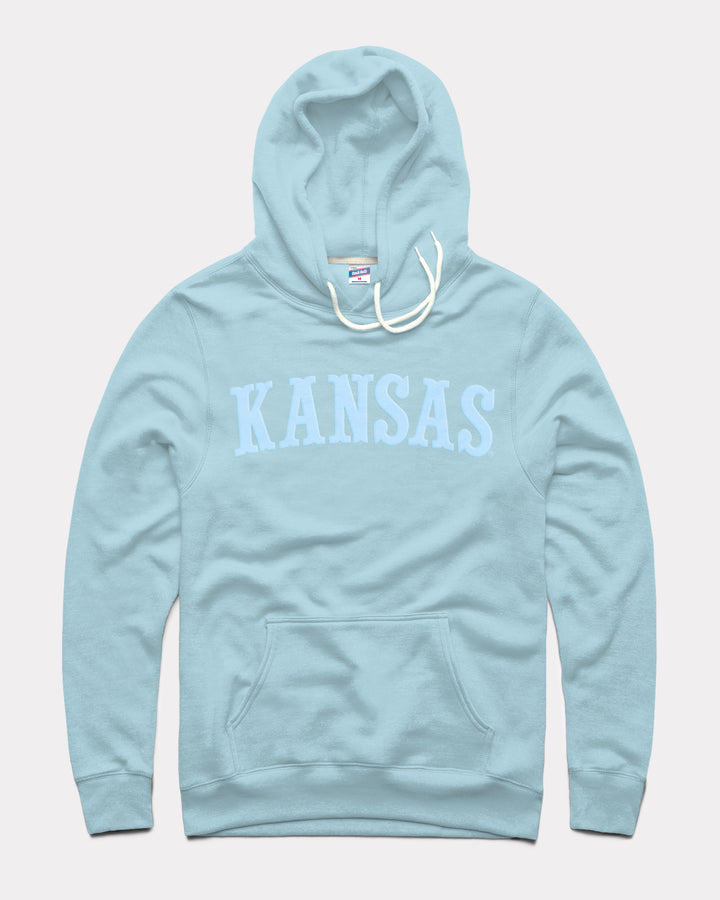 Kansas Jayhawks Puff Ink Powder Hoodie | CHARLIE HUSTLE