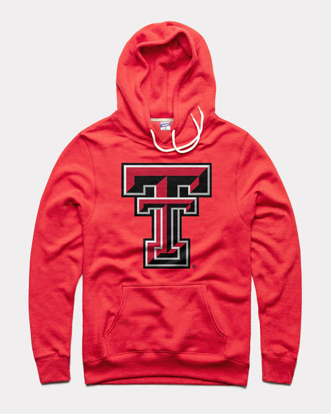 Texas Tech Red Raiders Logo Red Hoodie | CHARLIE HUSTLE