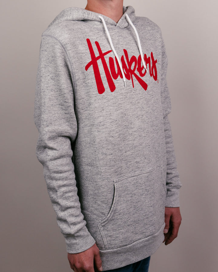Nebraska Cornhuskers Legacy Script \"Huskers\" Crewneck Sweatshirt...