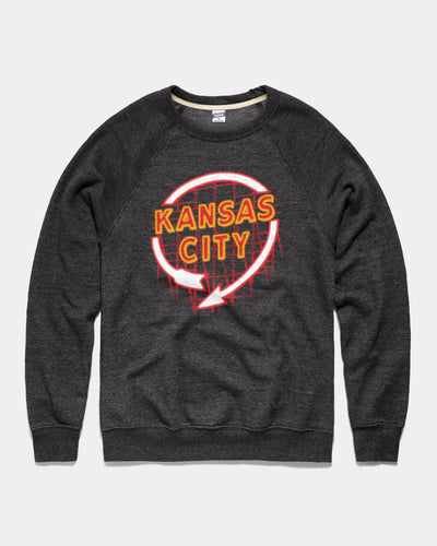 Black Kansas City Western Auto Vintage Crewneck Sweatshirt