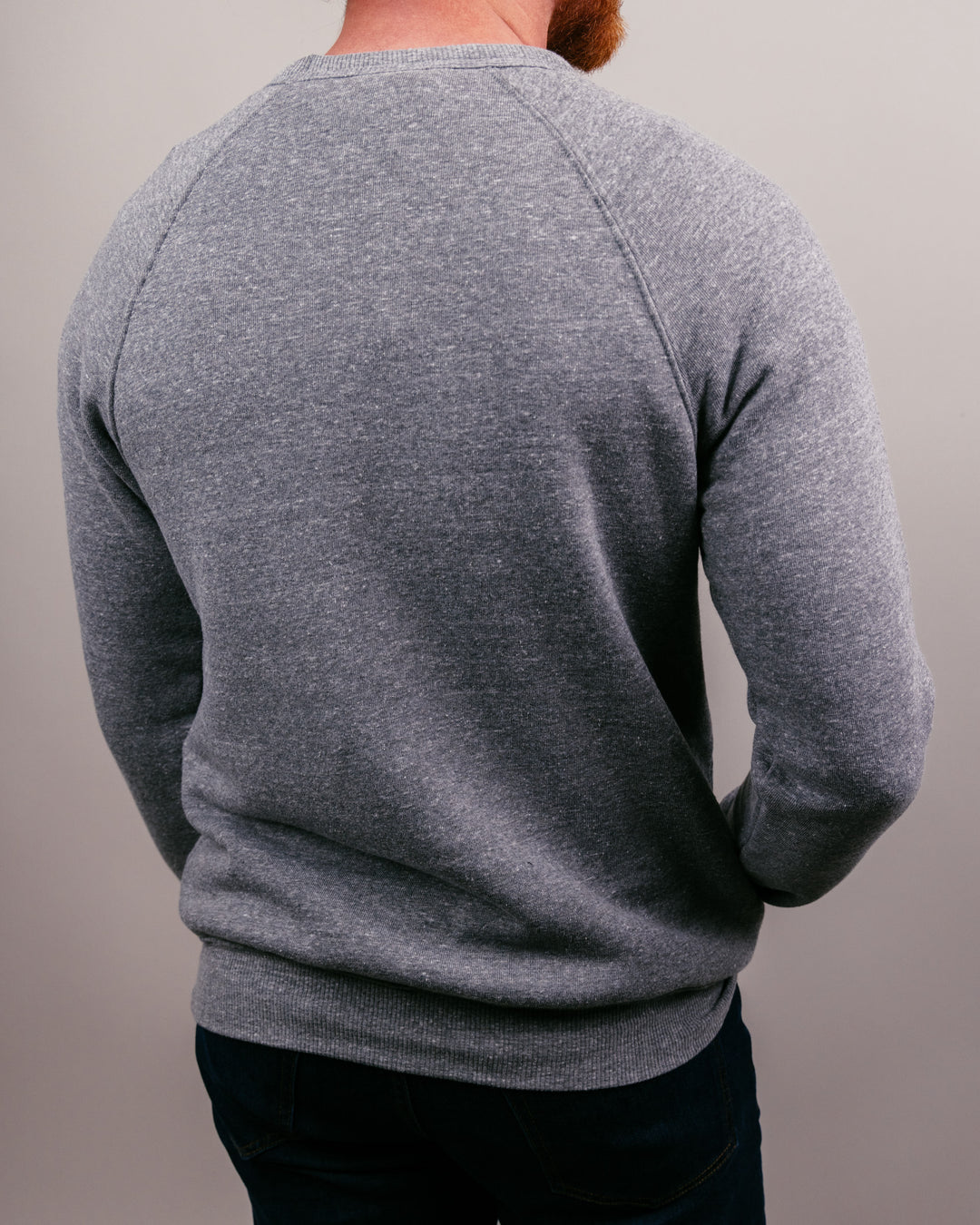 Lawrence Kansas Arch Vintage Grey Crewneck | CHARLIE HUSTLE
