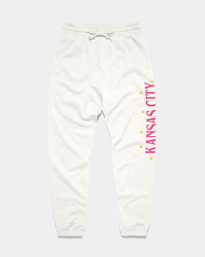 White KC Plaza Lights 2024 Vintage Sweatpants