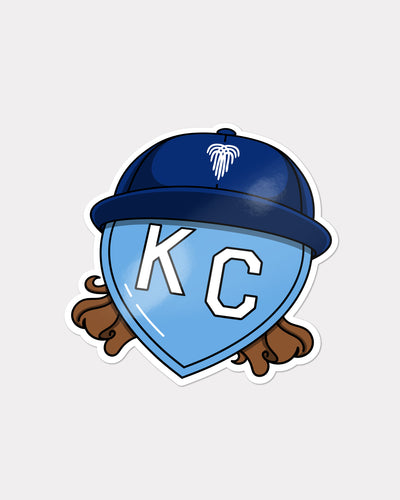 Mullet KC Heart Sticker