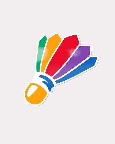 I Shuttlecock KC Sticker