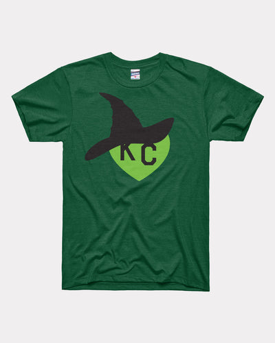 Bad Witch KC Heart Forest Green T-Shirt