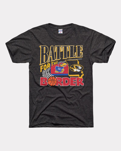 Battle For the Border KU Mizzou Basketball T-Shirt