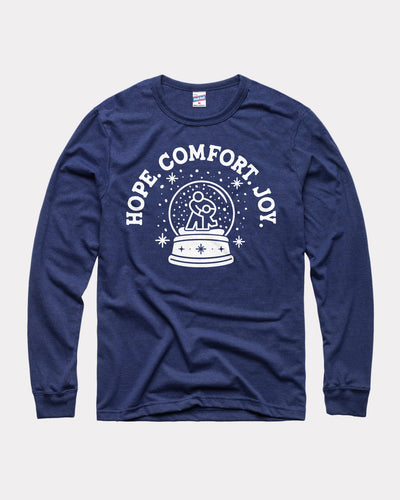 Childrens Mercy Hope Comfort Joy Snow Globe Long Sleeve Tee