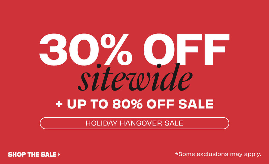 Holiday Hangover Sale