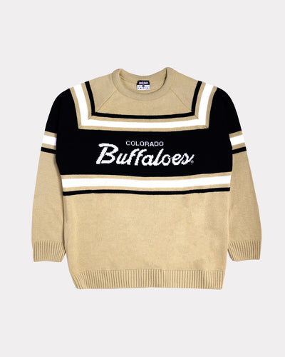 Colorado Buffaloes Script Gold Sweater