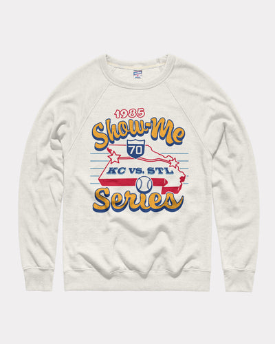 Crown Town Show Me Series White Crewneck