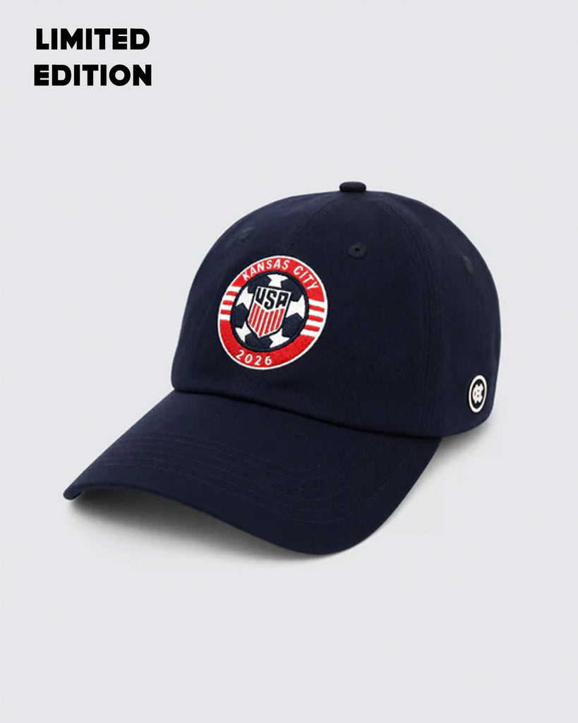 Kansas City US Soccer Navy Twill Dad Hat | CHARLIE HUSTLE