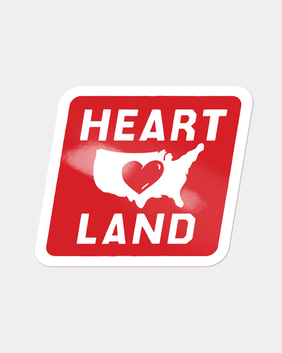 Heart Land Midwest Sticker