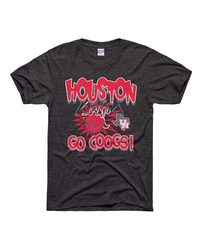 Houston Cougars Basketball Slam Black T-Shirt