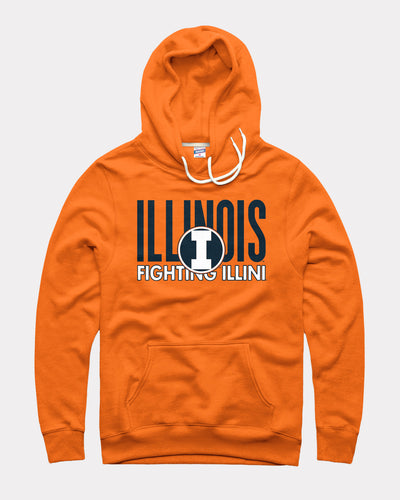 Illinois Fighting Illini Vintage Orange Hoodie