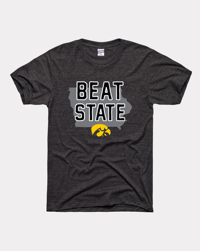 Iowa Beat State Black T-Shirt