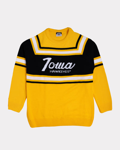 Iowa Script Gold Sweater