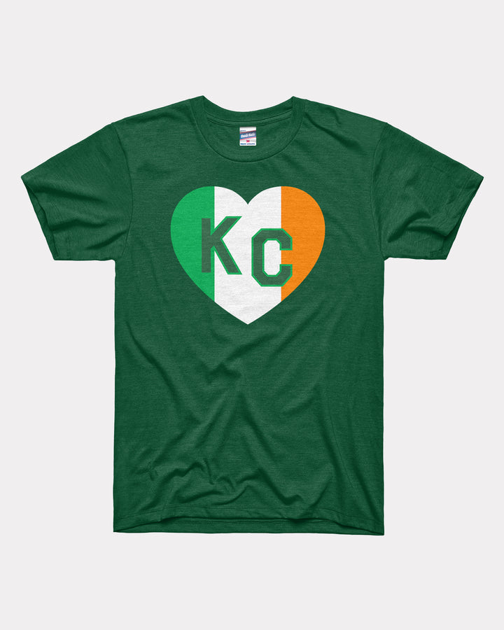 IrelandKCHeartForestGreenT-