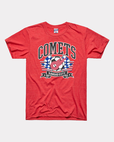 KC Comets Flags Red T-Shirt