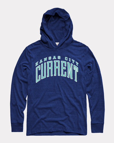 KC Current Arch Lightweight Navy T-Shirt Hoodie