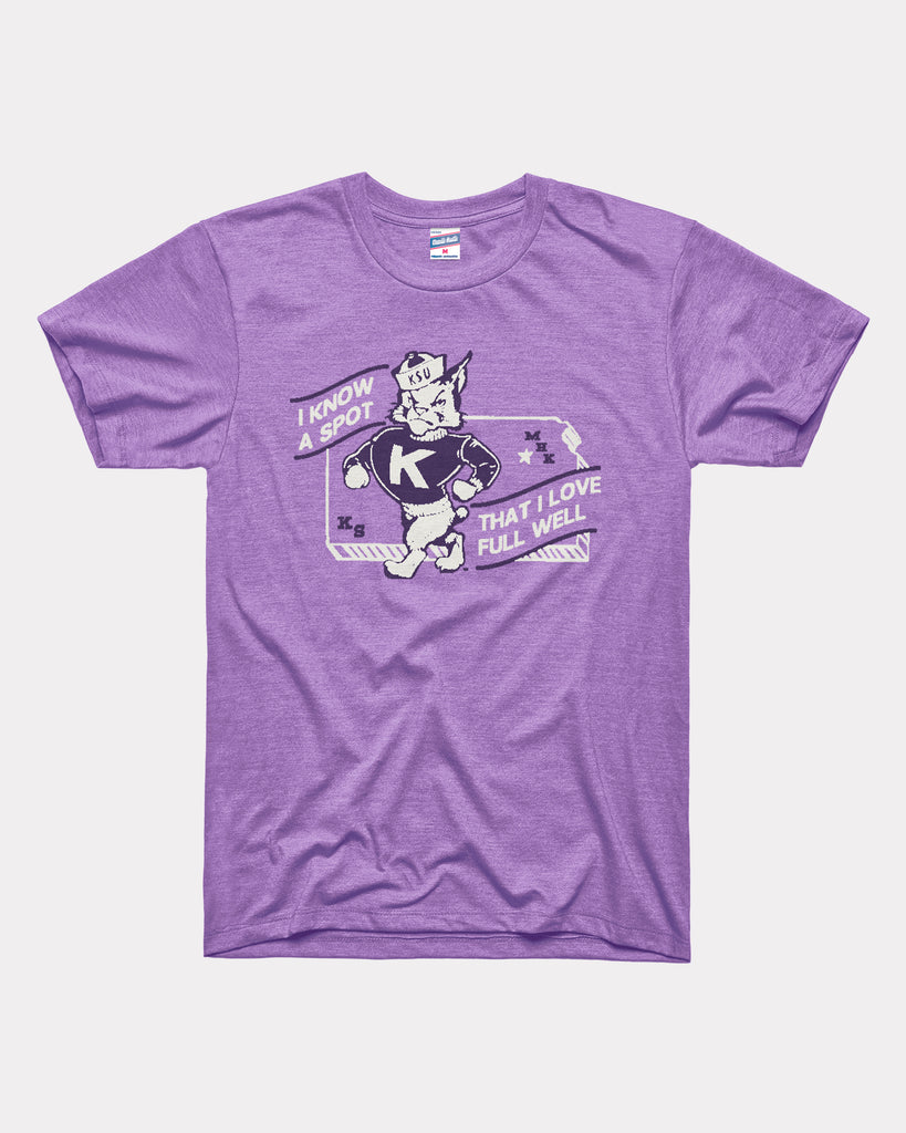 KSU I Know a Spot Lavender T-Shirt | Charlie Hustle