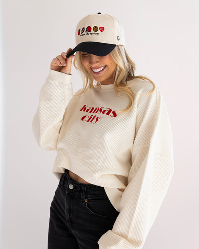 Kansas City Football Tan & Black Two Tone Hat