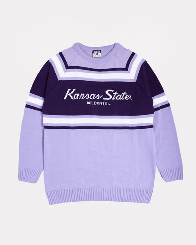 Kansas State Wildcats Script Lavender Sweater 