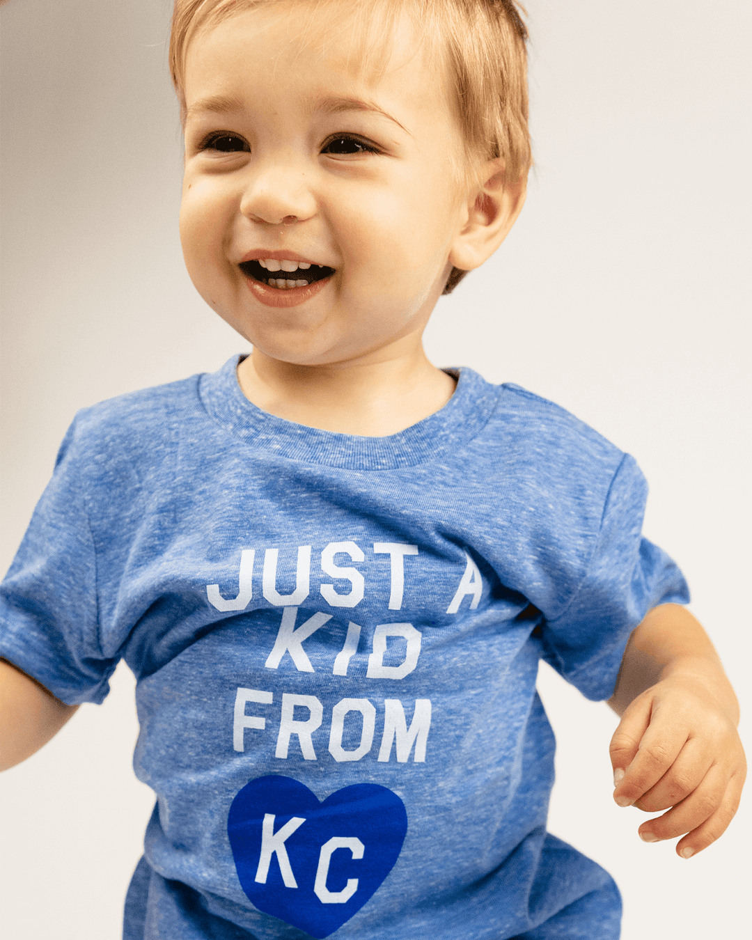 Just A Kid From Kansas City Vintage Blue T-Shirt | CHARLIE HUSTLE