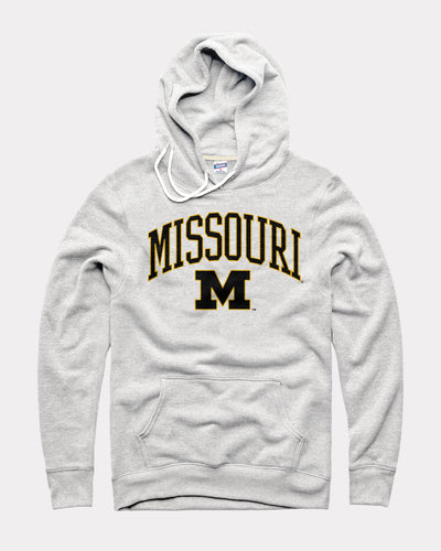 MU Varsity Letters Arched Ash Grey Hoodie