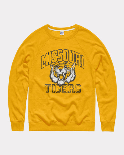 Missouri Tigers Mascot MU Gold Crewneck