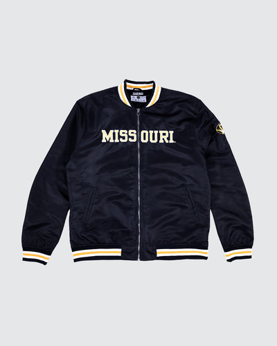Missouri Tigers Script Black Varsity Jacket