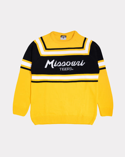 Missouri Tigers Script Gold Sweater
