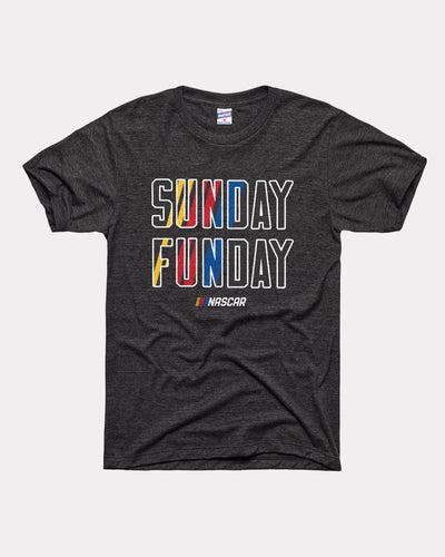 Black NASCAR Sunday Funday T-Shirt