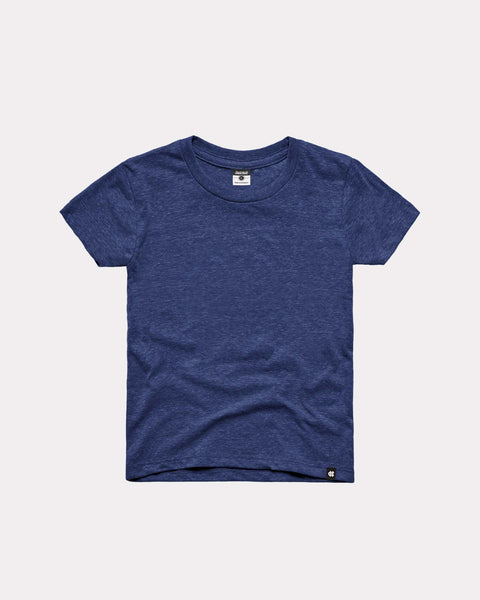 Kids Essential Navy Vintage Youth T-Shirt | CHARLIE HUSTLE