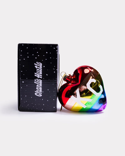 KC Pride Heart Ornament