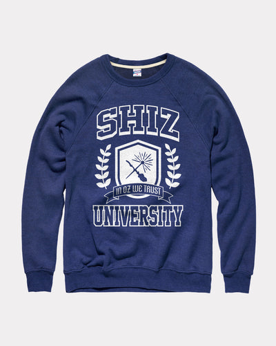 Shiz University Navy Crewneck