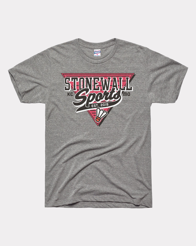 Stonewall Sports EST 2019 Vintage Grey T-Shirt | CHARLIE HUSTLE