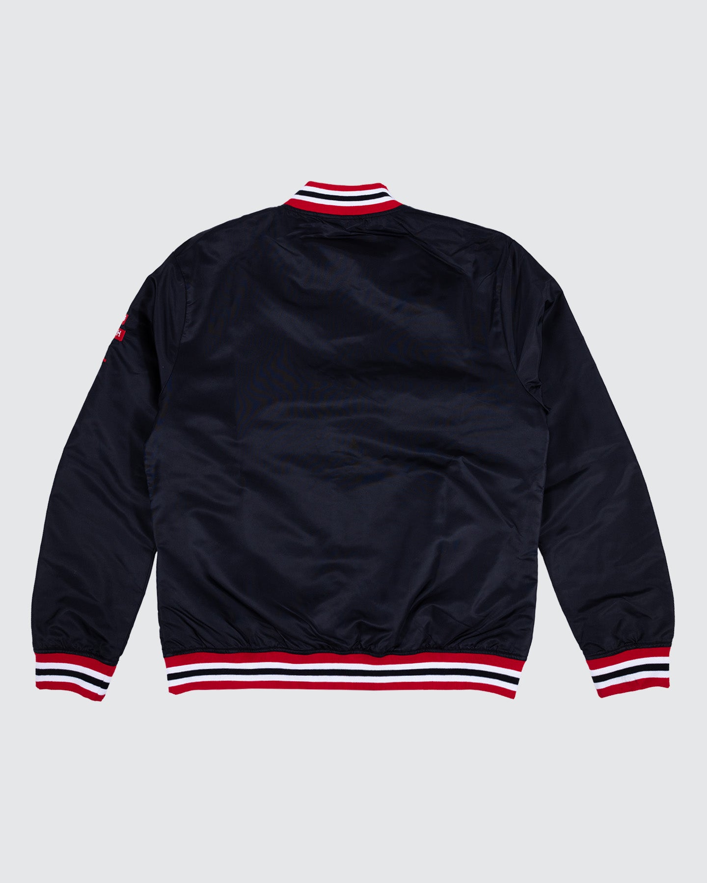 Texas Tech College Vault Red Raiders Script Black Varsity Jacket