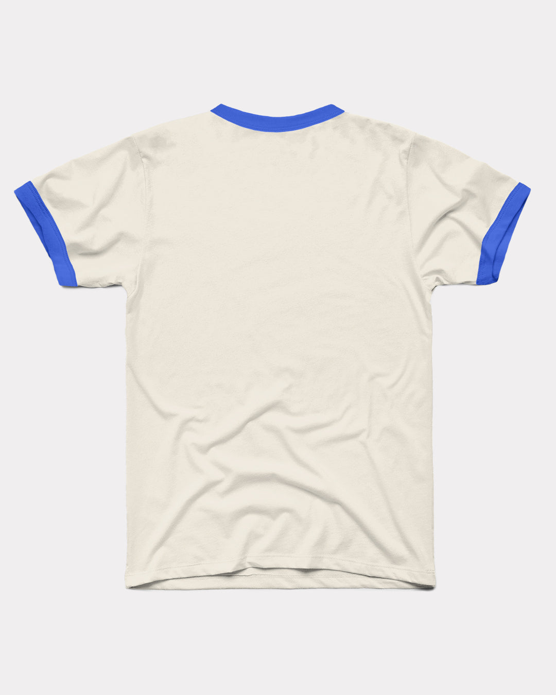 White & Royal Unisex Essential Ringer | CHARLIE HUSTLE