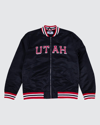 Utah Utes Black Varsity Jacket