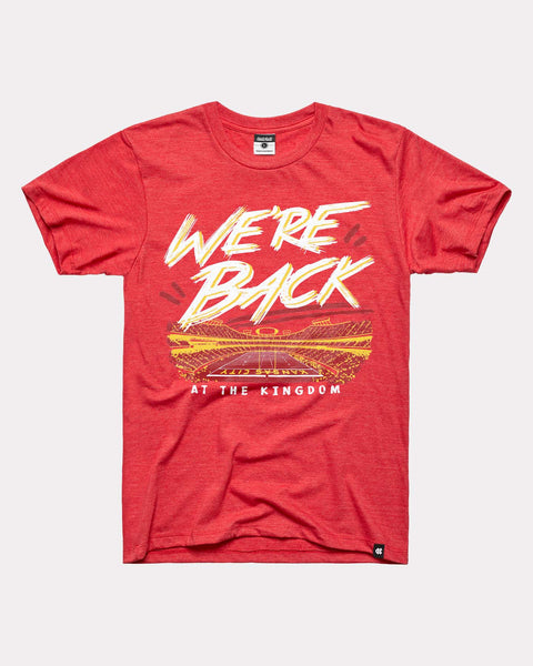 We're Back At The Kingdom Heather Red Unisex T-Shirt | CHARLIE HUSTLE