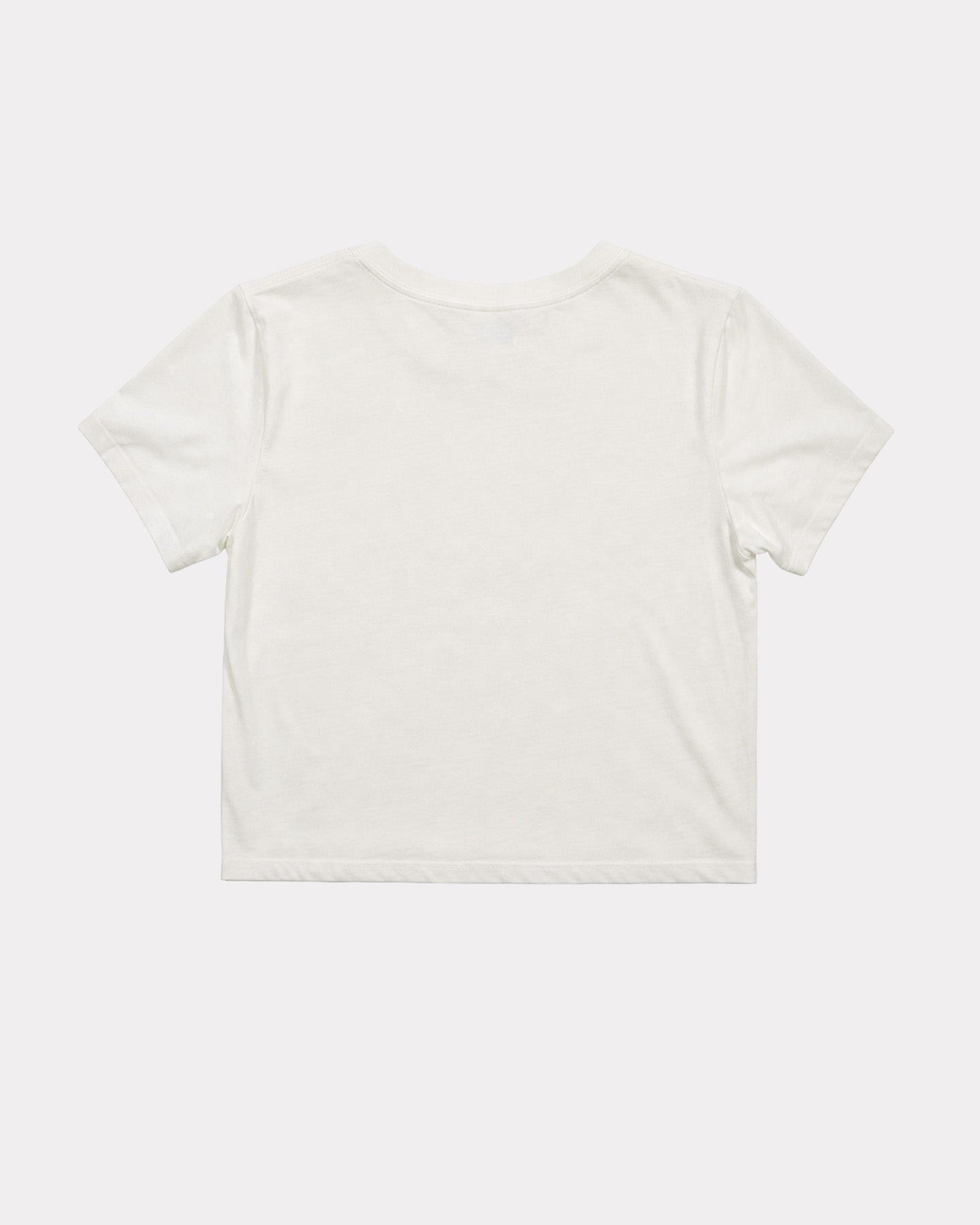 Women's Essential White Vintage Crop Top T-Shirt | CHARLIE HUSTLE