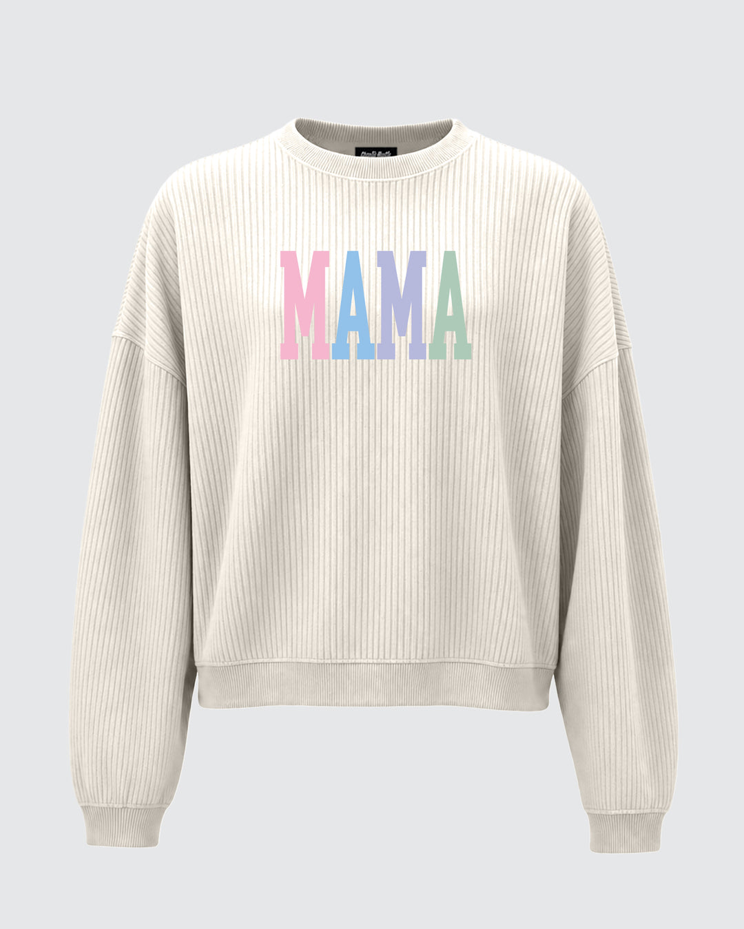 Women's Mama Natural Corded Crew | CHARLIE HUSTLE