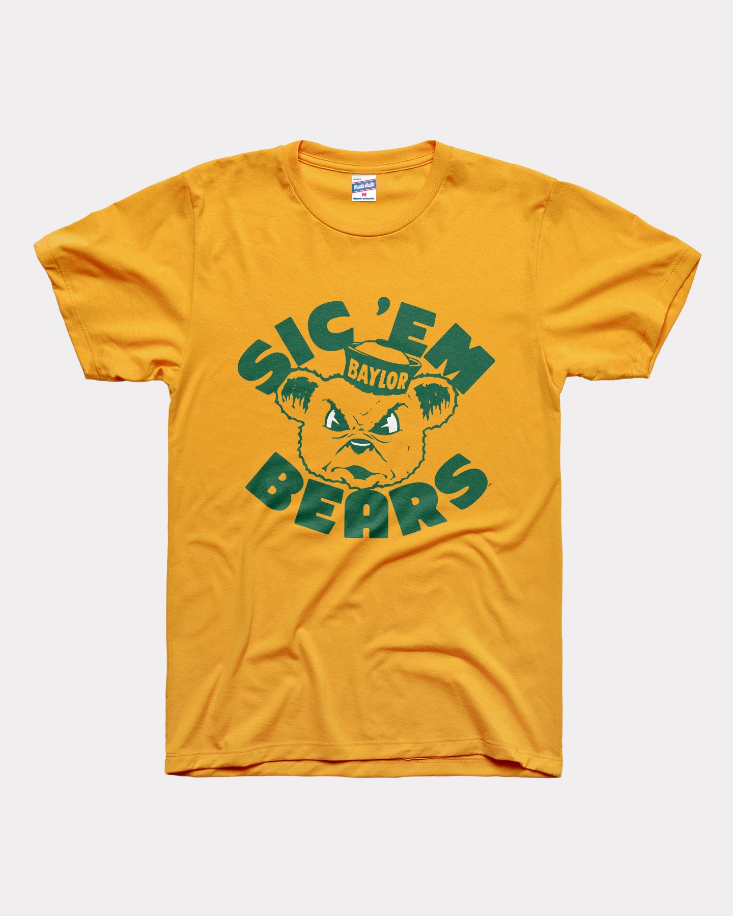 Baylor Sic 'Em Sailor Bears Gold Vintage T-Shirt | CHARLIE HUSTLE