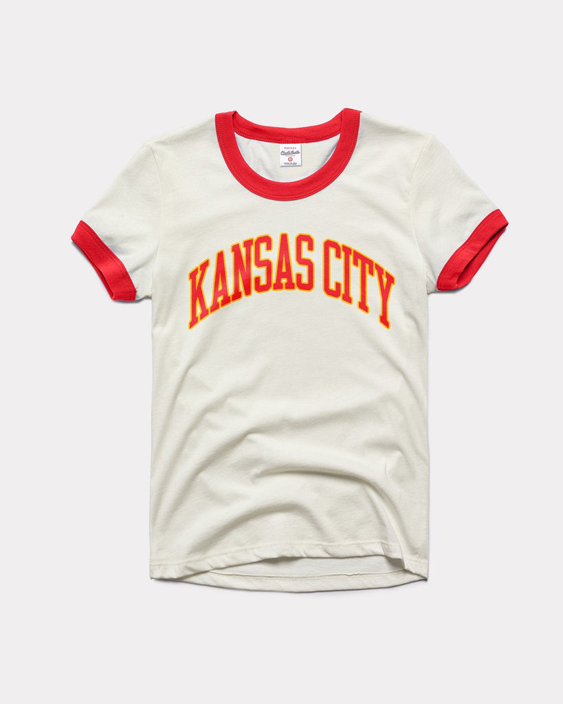Charlie Hustle - Kansas City 2022 World Champions Ringer T-Shirt - White/Red S