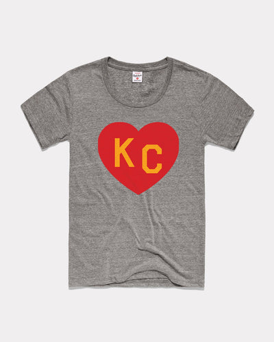 Grey Arrowhead Collection KC Heart Vintage Women's T-Shirt