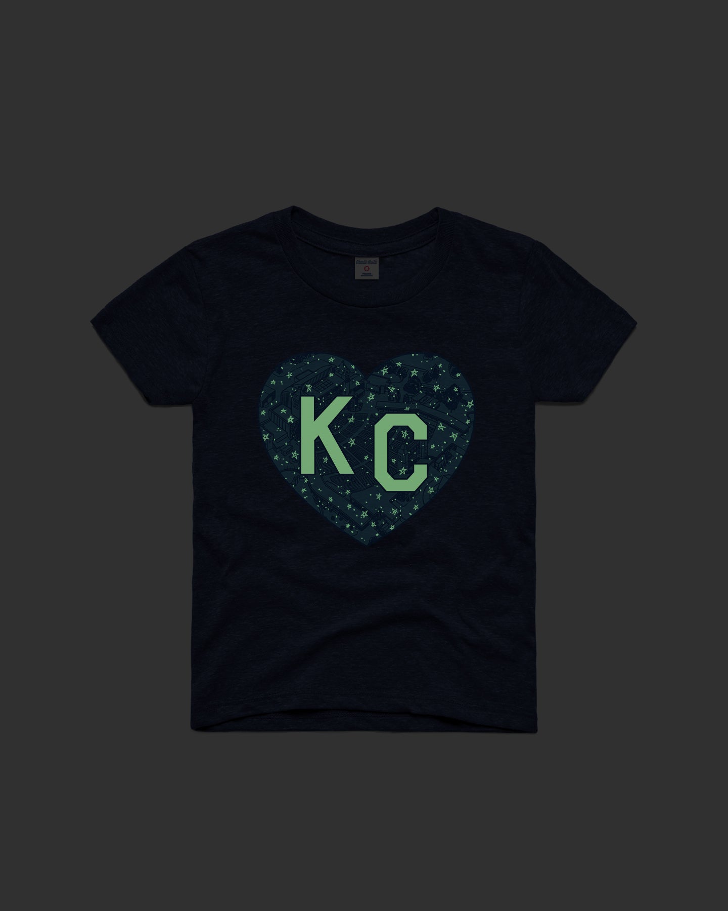 Starlight Theatre Glow in the Dark KC Heart logo shirt, hoodie, sweater,  long sleeve and tank top
