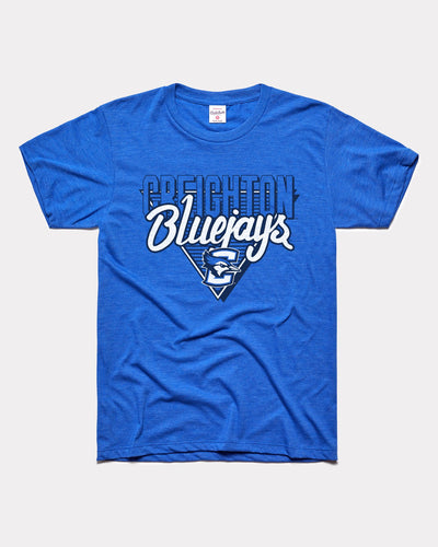 Royal Blue Creighton University Bluejays 90s Throwback Vintage T-Shirt