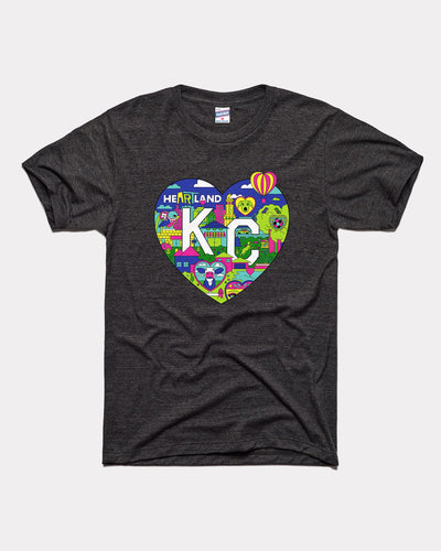 Official Beautiful Butterfly Love Kansas City Chiefs Heart Shirt -  Thefirsttees